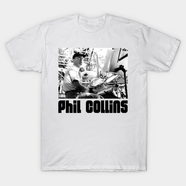 Phil Collins T-Shirt by Christyn Evans